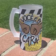 Caneca de Chopp Personalizada Presente Dia dos Pais - Você é O cara