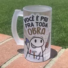 Caneca de Chopp Personalizada para Pai Você é Pai Pra Toda Obra