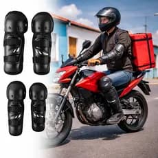 Joelheira Cotoveleira Moto Motocross Bike Trilha Motocicleta  Equipamento De Proteçao