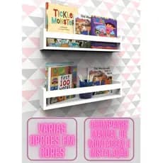 NICHOS PARA LIVROS - Kit 2 Prateleira Nicho Livros Montessoriana 60cm