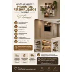 ✨ Nichos, Armários e Produtos Personalizados em MDF ✨
