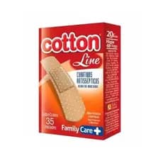 CURATIVO COTTON LINE C/35 UNIDADES ANTISSEPTICO