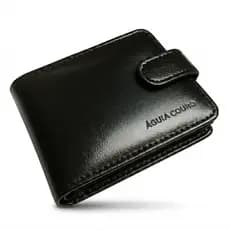 Carteira Masculina Couro 100% Legitimo Premium Com Fecho Completo com porta cartão