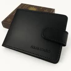 Carteira Masculina Couro 100% Legitimo Premium altíssima qualidade Com Fecho