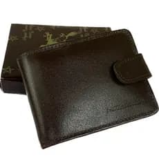 Carteira de couro masculina premium 100% couro legitimo durabilidade e proteção em um só produto  para o dia a dia