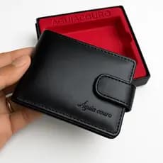 Carteira Masculina Couro Legítimo qualidade Premium Extra Macio  pronta entrega presente para homem