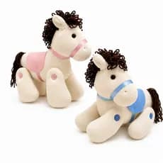 Cavalinho Articulado de Pelúcia 25cm – Presente Perfeito para Crianças e Decoração