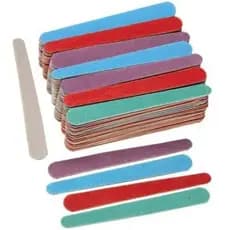 Lixa de unha colorida - pacote 144 unidades