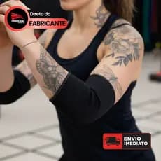 Par Cotoveleira Compressão Progne Sports - Proteção Academia, Treino, Crossfit, Vôlei - Previne Dores e Tendinite