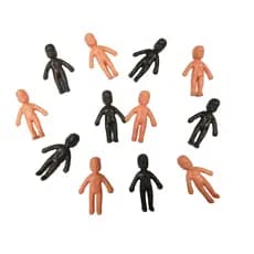 Bonequinhos Boneco Xaxa Para Maquete Escolar Chá de Bebê Mini Bonecos Plástico