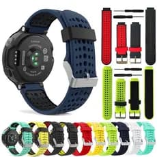 Pulseiras de silicone compatíveis Relógio Garmin Forerunner 220 230 235 620 630 735xt