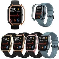 Case Bumper Compatível com Amazfit GTS / Colmi P8  Smartwatch + Película Nanogel