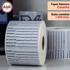 Etiqueta Manipulação (60x40) com 1.000 unid