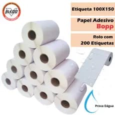 Etiqueta BOPP 100x150 Unitário