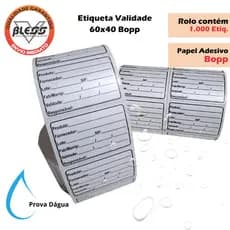 Etiqueta Manipulação (60x40) com 1.000 unid BOPP