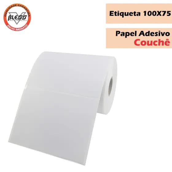 5 Rls Etiqueta Couchê 100x75