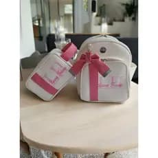 Mochila Infantil PERSONALIZADA  02 me 01 + Nécessaire - Térmica e Impermeável.