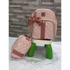 Mochila Infantil maternidade LUXO COLOR , 2 em 1 Mais nécessaire - Térmica e impermeável para Menino/Menina