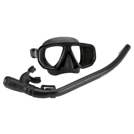 Kit Mergulho Mascara, Snorkel Valvulado Seasub