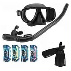 Kit Mergulho Nadadeira, Mascara e Snorkel Seasub