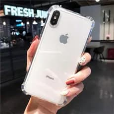 Capa Capinha Silicone Transparente Antichoque iPhone 13 IPhone 14 XR 11 16 Pro Max (Todos Modelos)