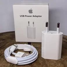 Carregador IPhone Completo Lightning Adaptador De Energia Fonte Cabo USB Rápido - 1M Para Iphone XR 11 12 13 14 Pro Max