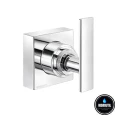 Acabamento de Registro Quadrado Alavanca Metal ABS C73 Cr Pressão Gaveta Padrão Deca