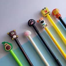 Canetas Criativas Kawaii – Diversos Modelos Fofos! | Material Escolar, Volta às Aulas caneta