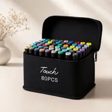 Kit Canetas Touch Ponta Dupla Coloridos Para Desenho Colorir Lettering