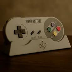 Suporte para Controle Super Famicom | Display Retro Gamer 3D | Organizador SNES