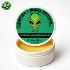 Cera Alien Ind Automotiva Carnauba Espelhamento Cerâmico Polimento Tira Riscos Repele Água 120g
