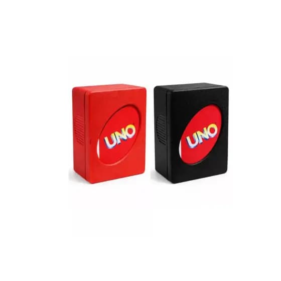 Uno Case para Jogo de Cartas Baralho Caixinha Guardar Deck Box Organizadora
