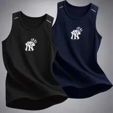 Kit 2 Camisetas Regata Masculina Regata New York Adulto Esportiva Academia Treino