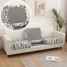 Impressão Sofá Assento Capa Elástico Seccional De 1/2/3/4 Lugares Pets Crianças Móveis Protetores Slipcovers Home Living Room Decoração