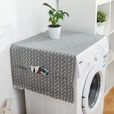 Tampa Protetora Contra Poeira Para Máquina De Lavar Microondas Forno De Linho Geladeira Cozinha Decoração Saco De Armazenamento