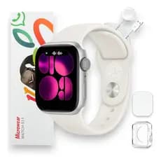 Smartwatch S11 Microwear Série 11 — Pulseira Oceano Esportiva — GPS, NFC, ChatGPT — Original 2026