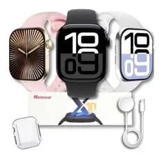 Smartwatch S10 Microwear 47mm Série 10 – Tela HD, Bateria Longa Duração, Responde WhatsApp
