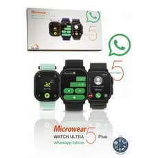 Smartwatch Ultra 5 Plus 49mm Tela AMOLED | Responde WhatsApp | GPS | Fone Bluetooth Direto