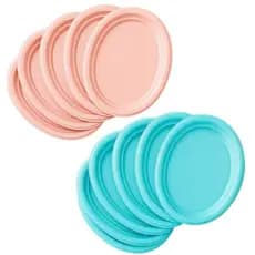 Kit 25 Bandejas Descartáveis Para Buffet Festa Eventos Doces Salgados Práticas Chá Revelação