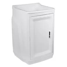 Gabinete Plástico Com Tanque C/ Porta Lavanderia Cores GTQ0 Astra