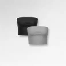 Kit 2 Tube Top Faixa Suplex Confortavel Verão Basico Moda Gringa