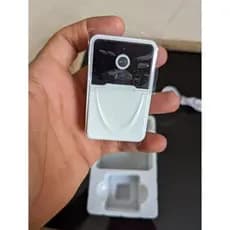 Campainha sem fio com wi-fi, câmera hd ao ar livre com visão noturna, vídeo porteiro