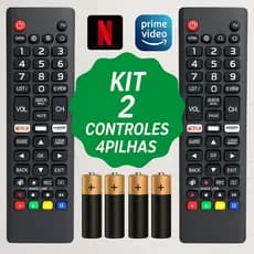 Kit Controle Remoto Tv Smart L G 7045/8035