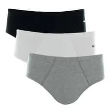 Kit 3 Cuecas Slip Mash Adulto Algodão