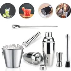 Kit Caipirinha 6 Peças Inox Completo Barman Bar