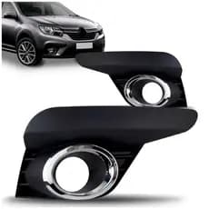 Moldura Farol de Milha Cromado Sandero 2020 a 2022