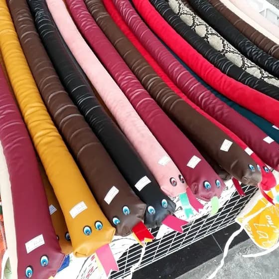 PROTETOR VEDA PORTA EM AREIA MODELO COBRINHA  T&M COM 85CM | LEIA A DESCRIÇÃO