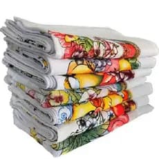 5 UNIDADES DE PANOS DE MÃO LOUÇA P/ COZINHA MODELO MASTER CHEFF 41X68CM | ESTAMPAS VARIADAS