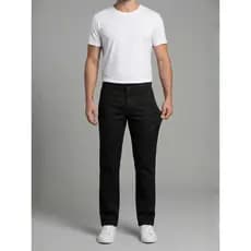 Calça de Sarja Masculina Elastano Reta  - Esporte Fino