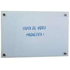 Lousa de vidro 100x80cm Magnética escreva e fixe avisos vai com caneta e 02 imãs extrafortes